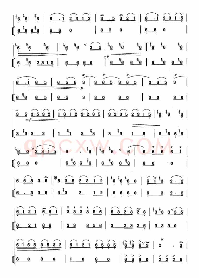 笛箫七级考级曲目：赞家乡