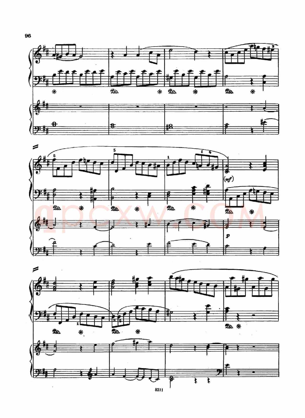 Concerto no 5 K 175 - 2 Piano(Ⅲ)
