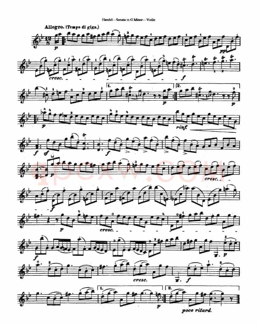 Sonata in G Minor