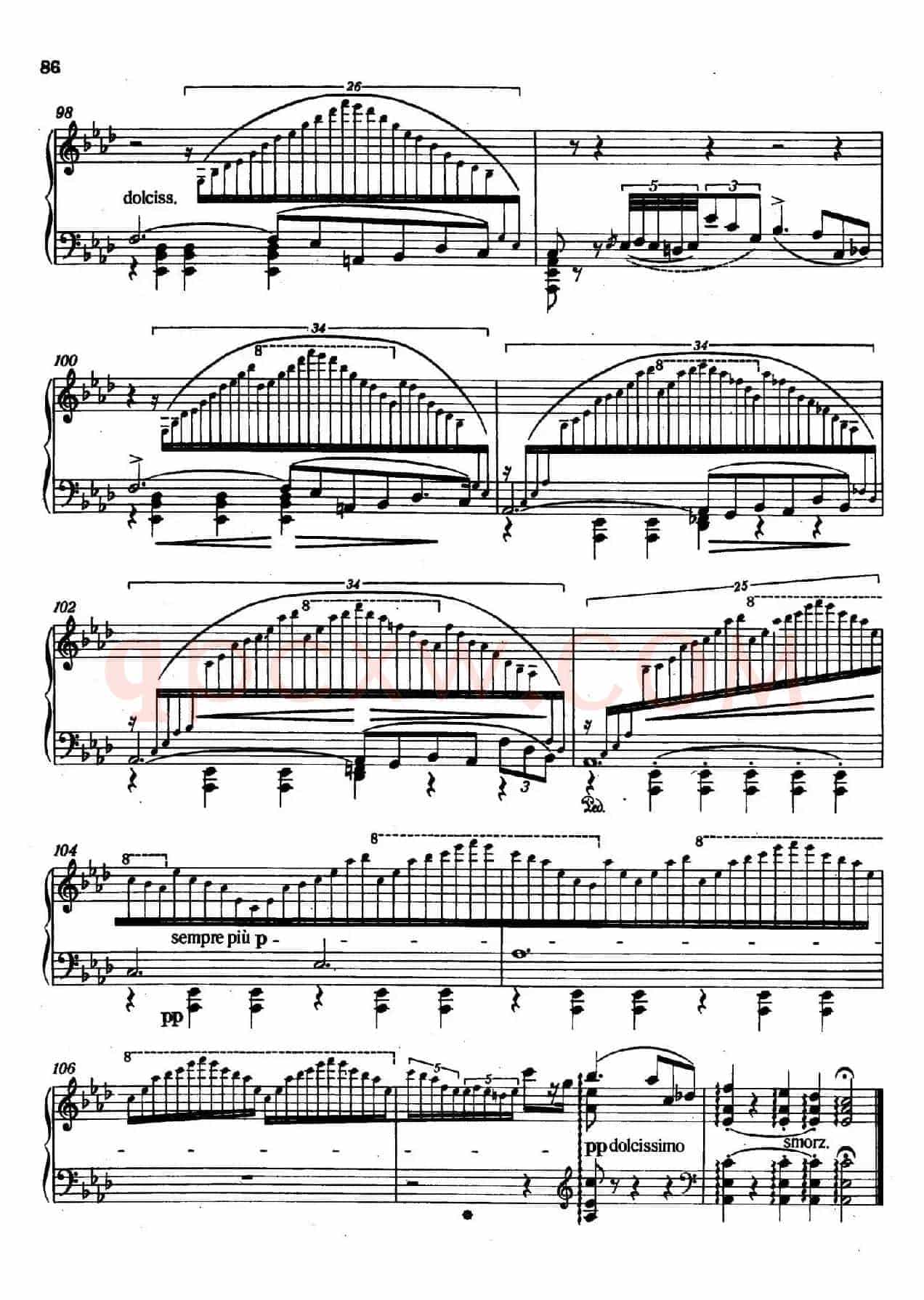 12 Etudes d'execution Transcendante S.139(12首超技练习曲·9)
