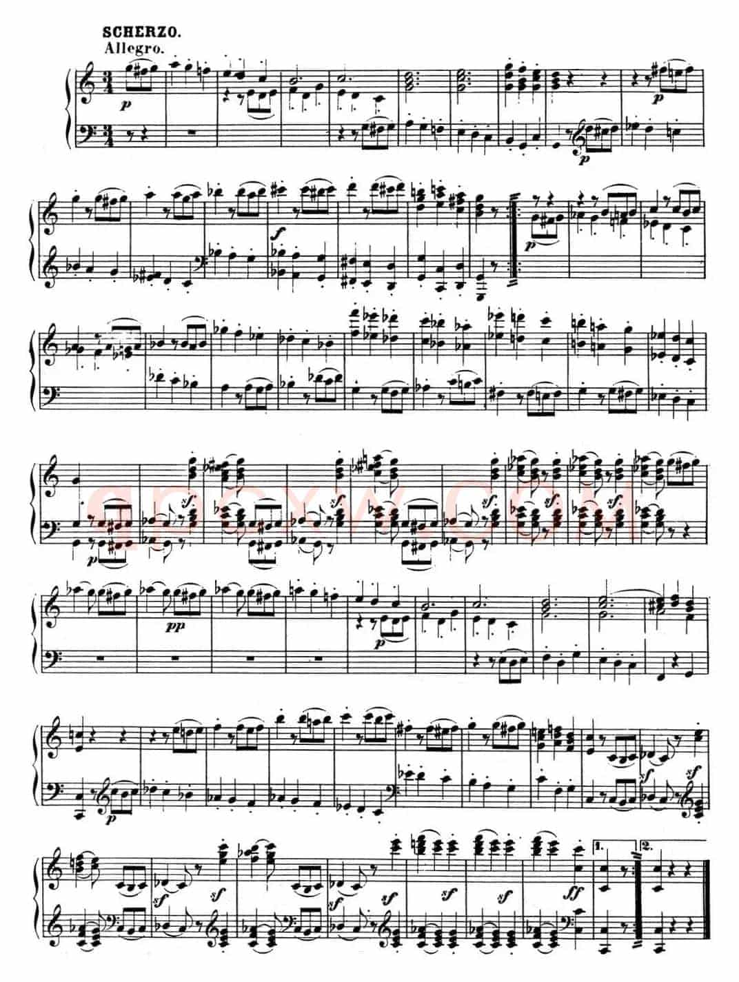 贝多芬钢琴奏鸣曲03 C大调 Op.2 No.3 C major