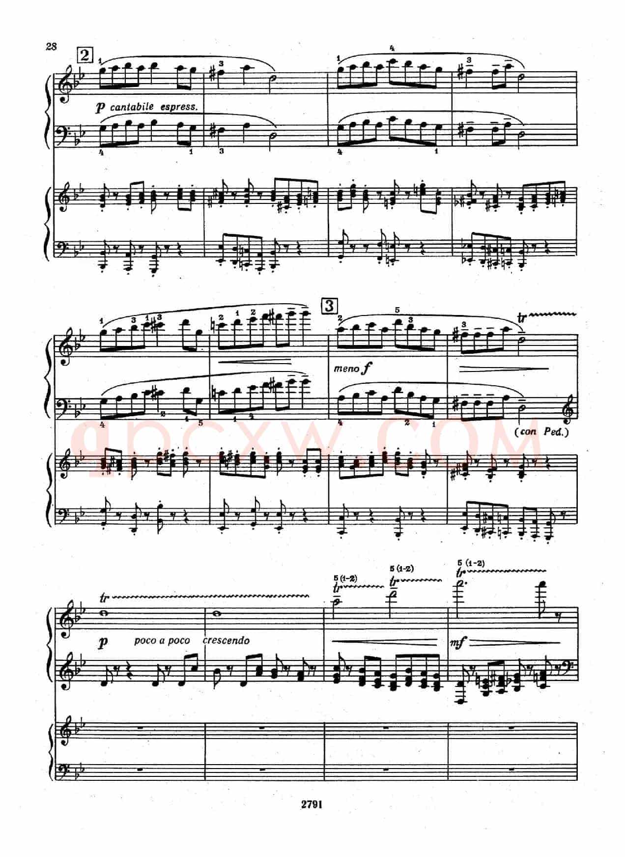 Piano Concerto No.3 in D major, Youth Op.50 - 2 pianos(D大调第三钢琴协奏曲“为青少年而作”Op.50·双钢琴)