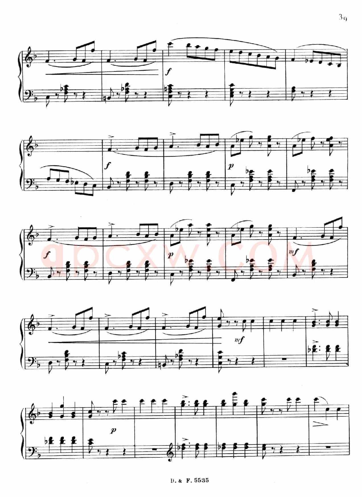 F大调第四圆舞曲 Valse No.4 （Op.90）
