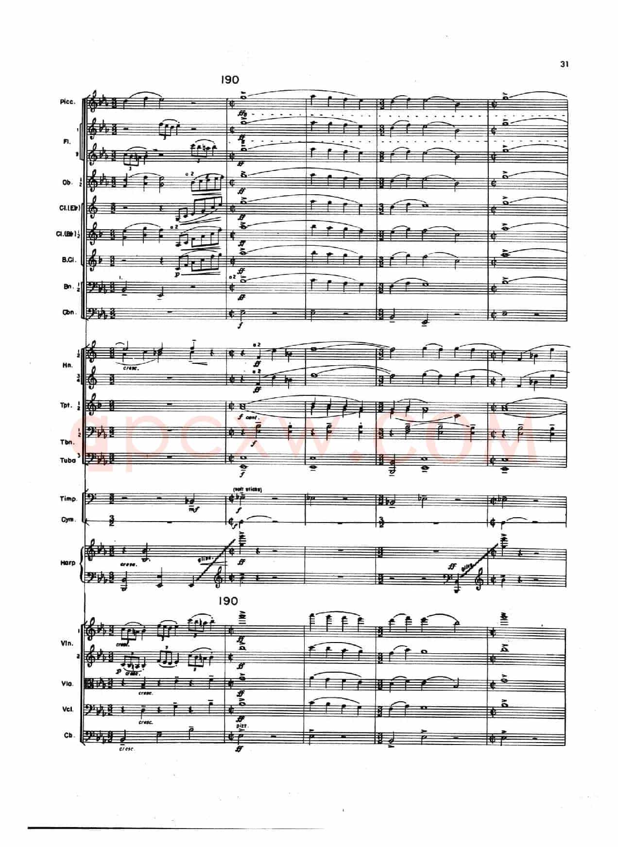 OVERTURE TO CANDIDE(《坎迪德》序曲)(交响乐总谱)