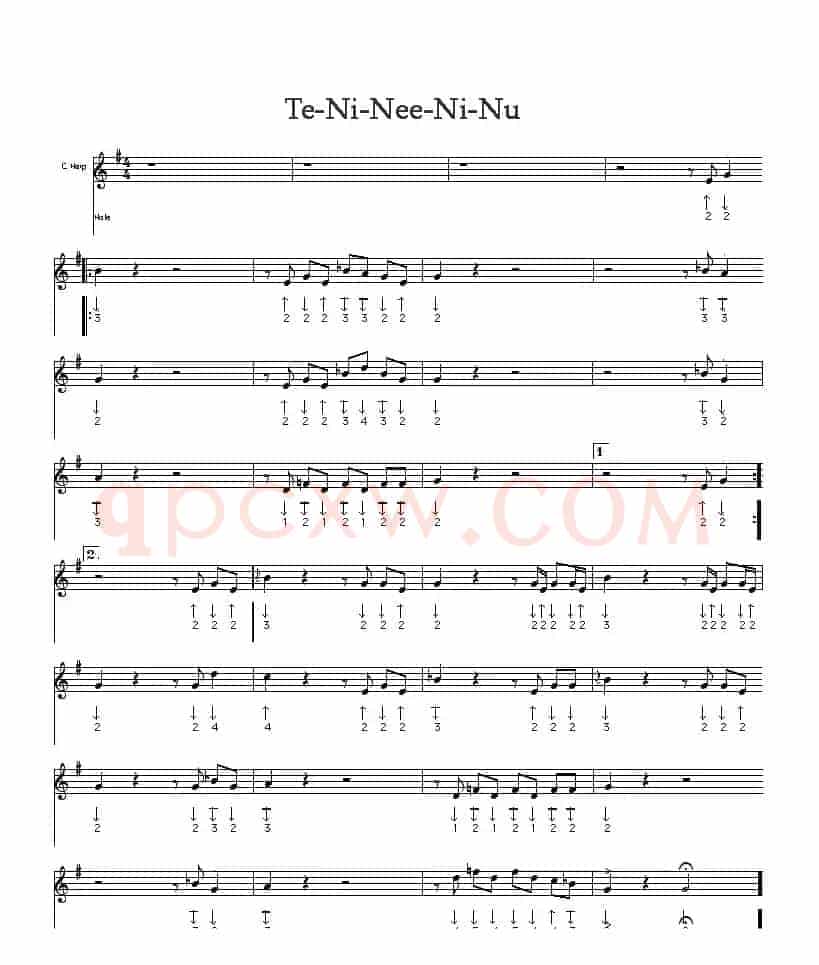 Te Ni Nee Ni Nu（布鲁斯）