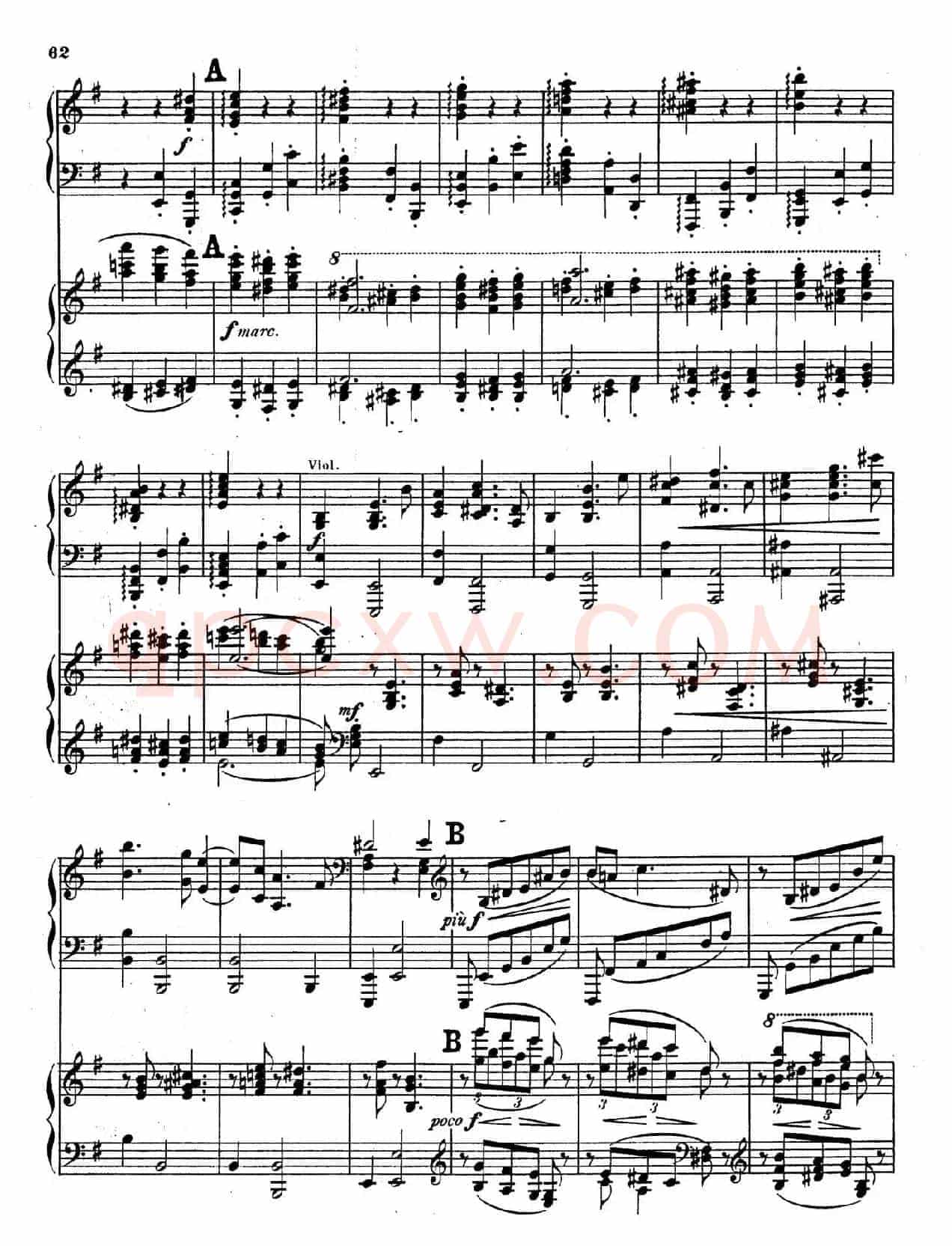 Symphony No.4 in e Minor Op.98(e小调第四交响曲·双钢琴)