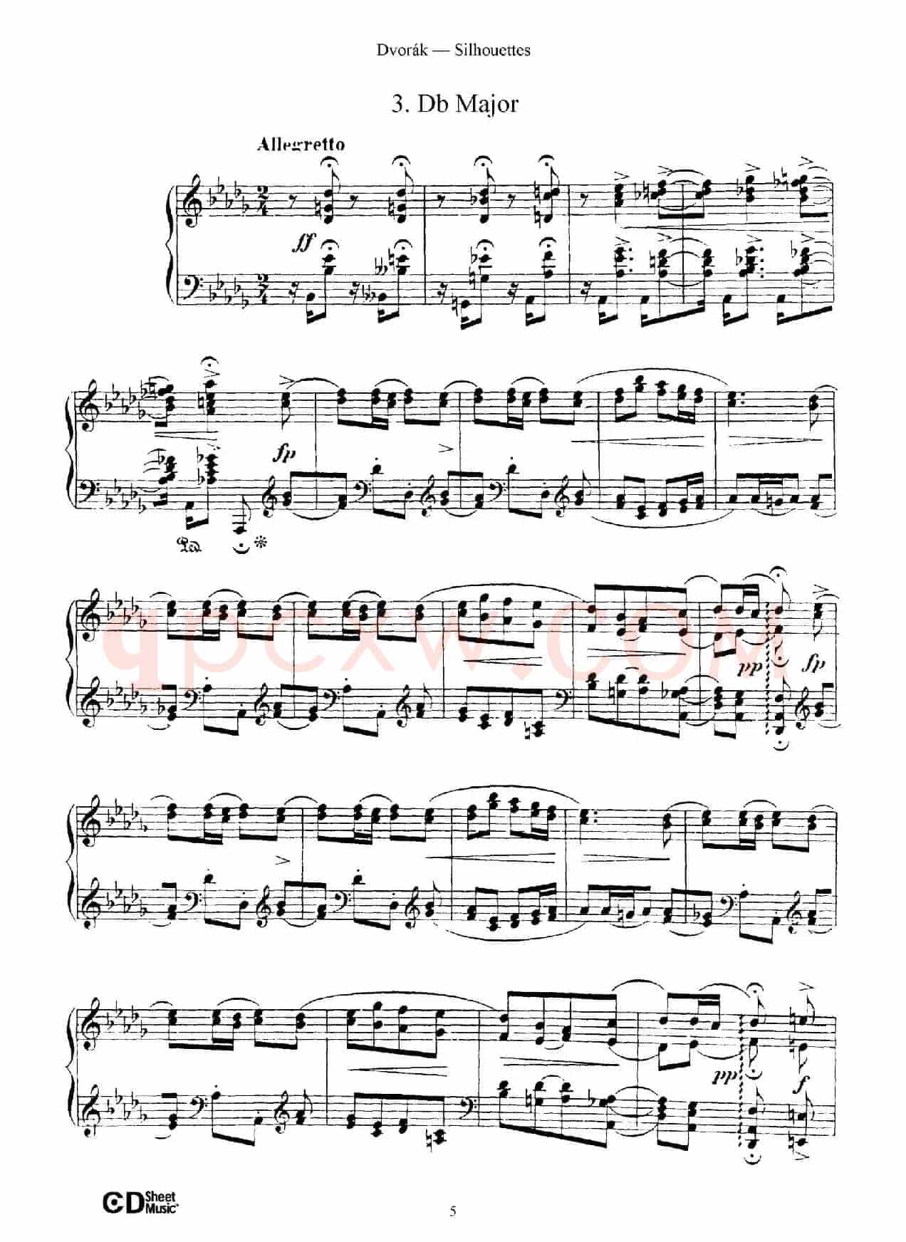 12 Silhouettes Op.8（12首剪影·3）