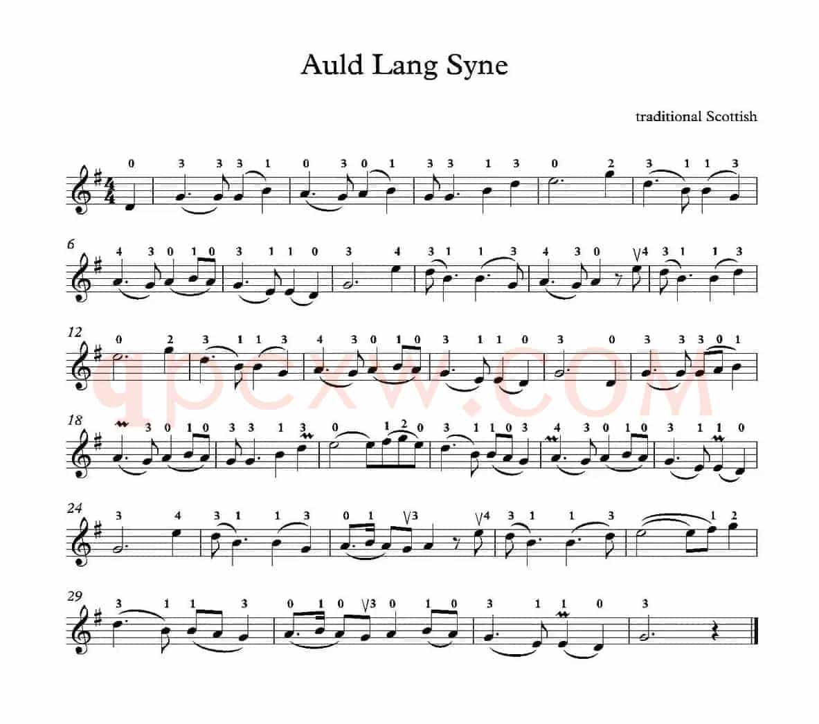 Auld Lang Syne