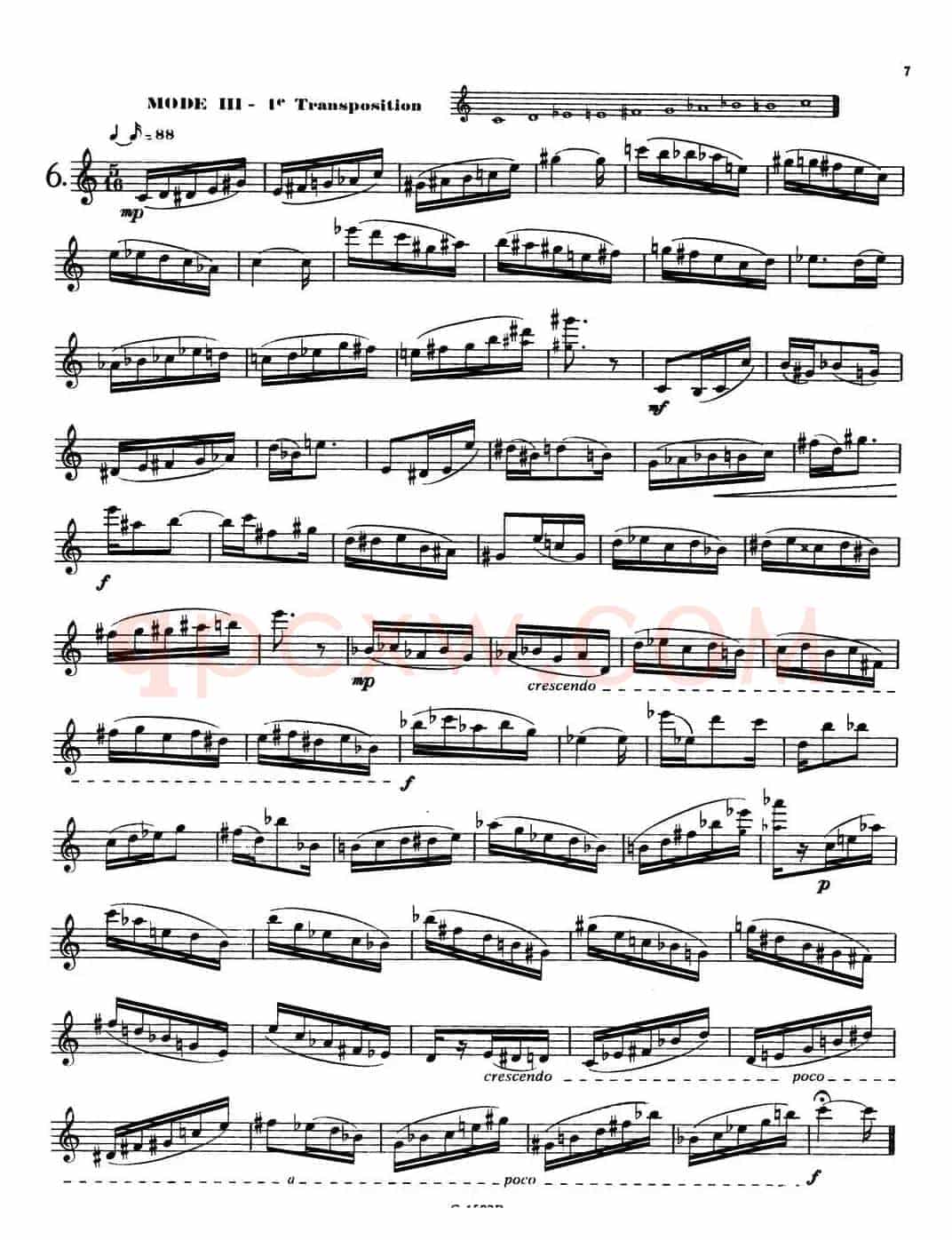 拉库尔萨克斯管练习曲28首（6—10）
