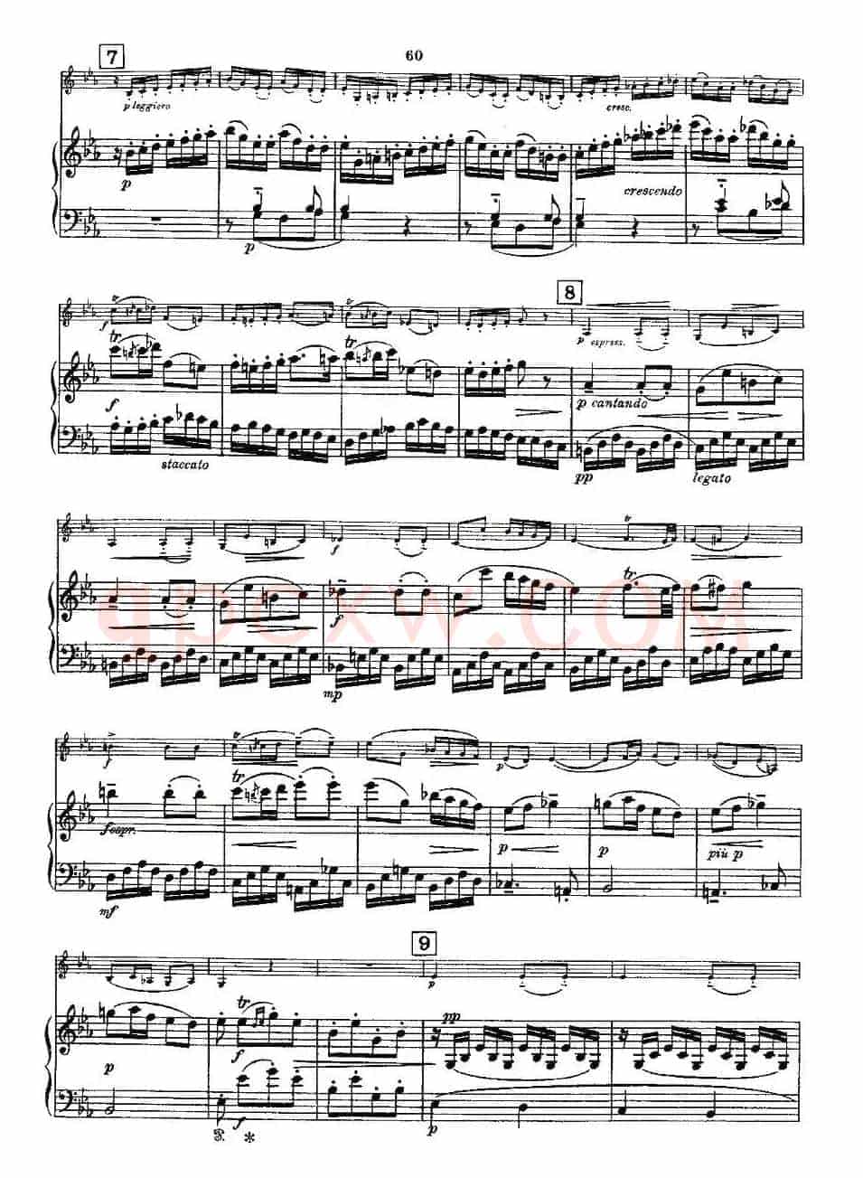 Mozart - Violin Sonata No.5, KV. 302（第五小提琴奏鸣曲）