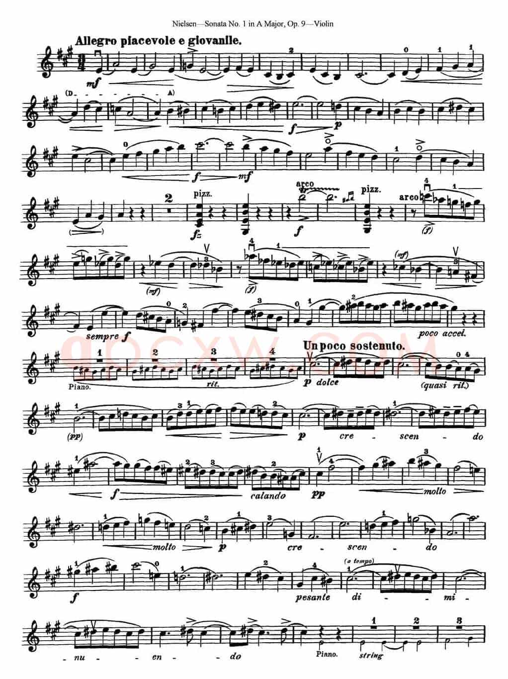 Violin Sonata No.1 in A Major Op.9