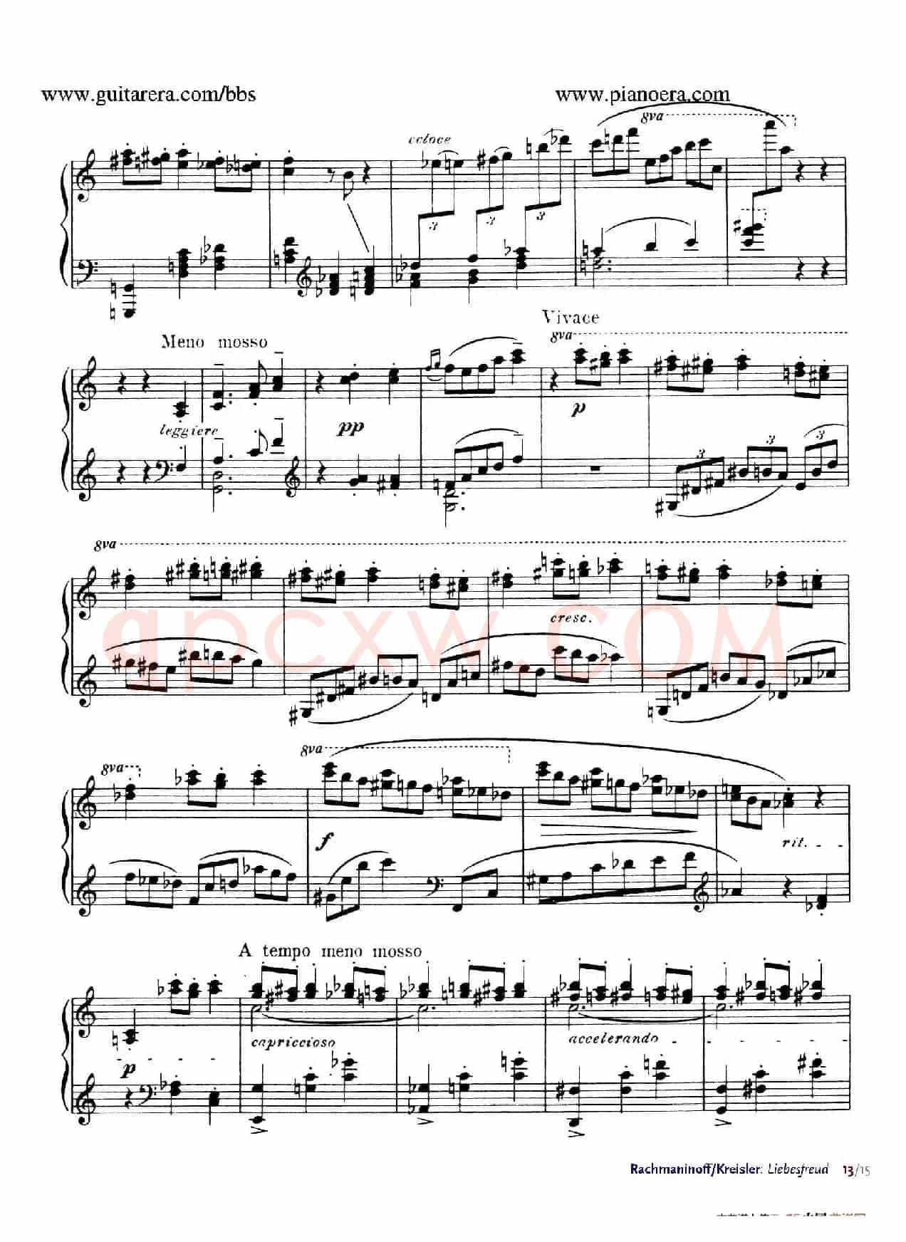 Liebesfreud(爱的喜悦)(钢琴独奏版)