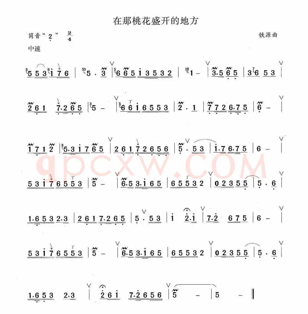 在那桃花盛开的地方