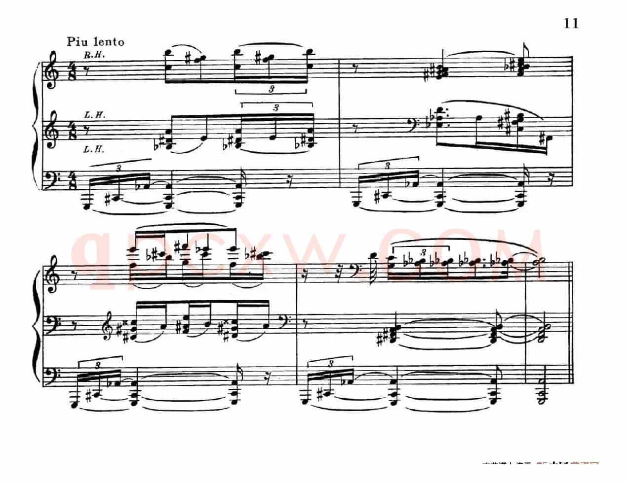 Arabesques Op.42（阿拉伯风格曲 6. 庞培壁画）