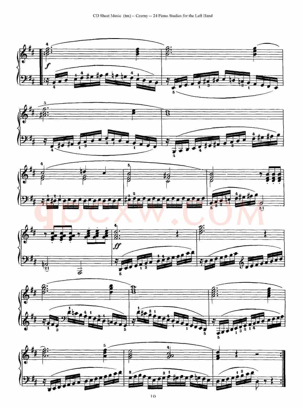 Czerny - 24 Piano Studie（8—16）（车尔尼 - 24首钢琴练习曲）