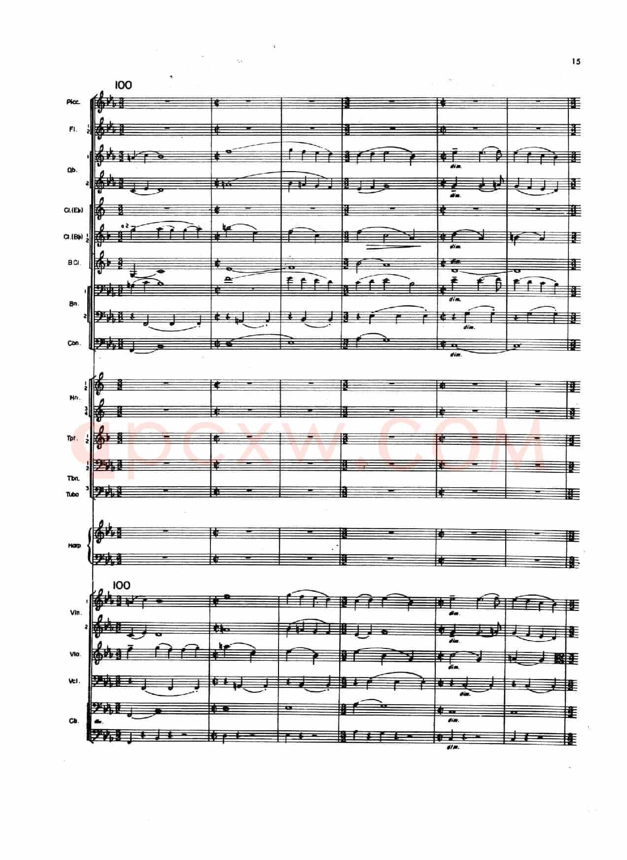OVERTURE TO CANDIDE(《坎迪德》序曲)(交响乐总谱)