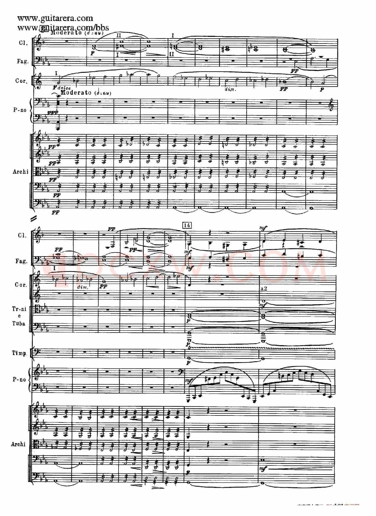 c小调第二钢琴协奏曲 Op.18（总谱·P37——45）