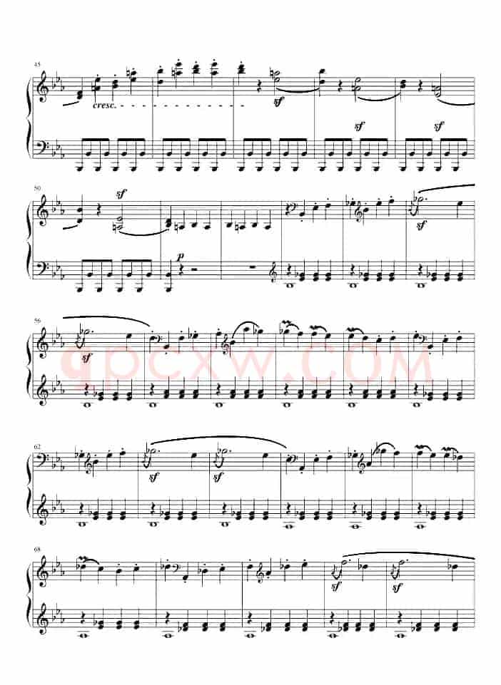 悲怆奏鸣曲第一乐章