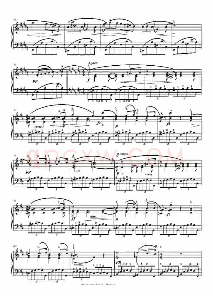 夜曲No.3,Op.9-3