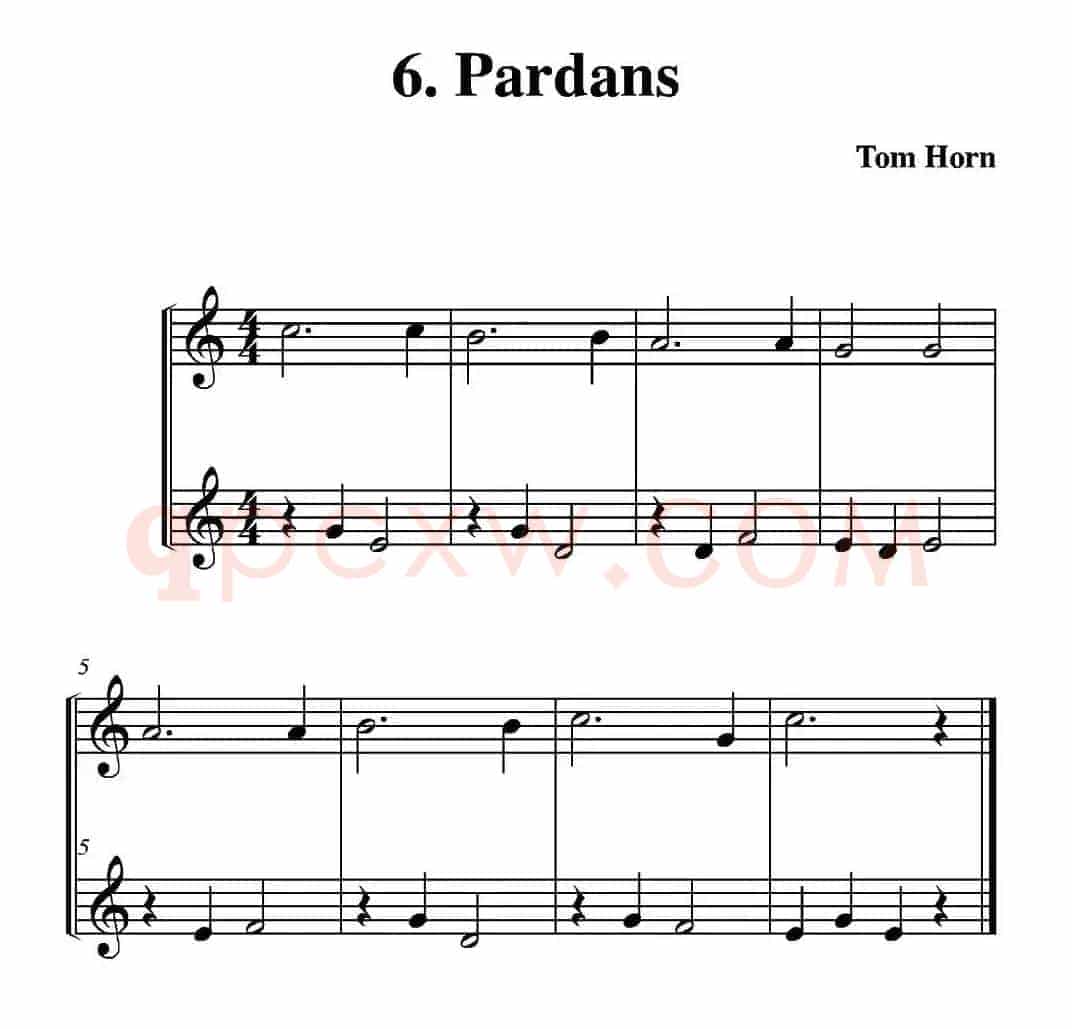 Pardans（简易二重奏）