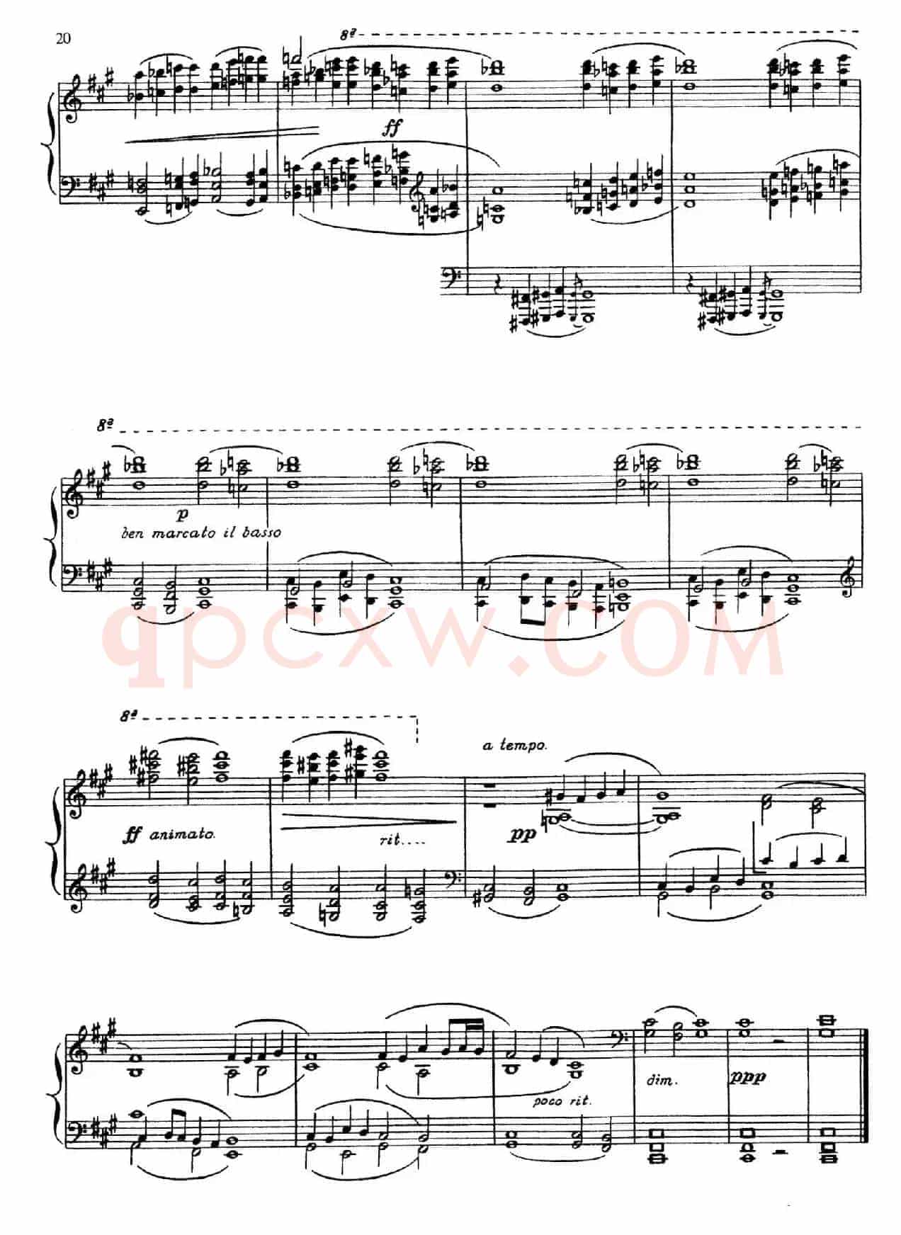 5首卡斯蒂利亚奏鸣曲(Ⅱ sonata en fa sosotenido menor)