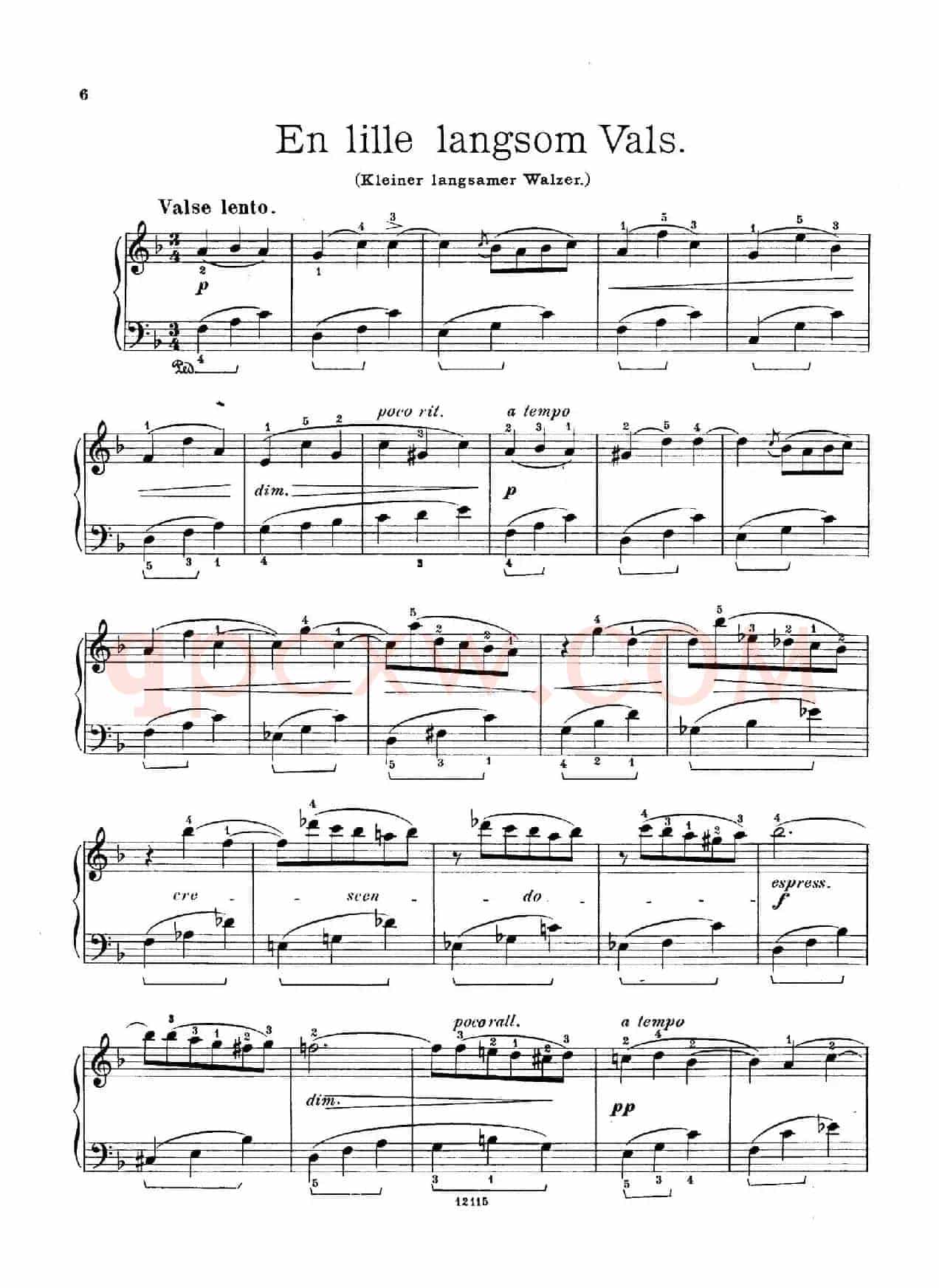 Six Humorous Bagatelles Op.11(6首幽默小品·3)