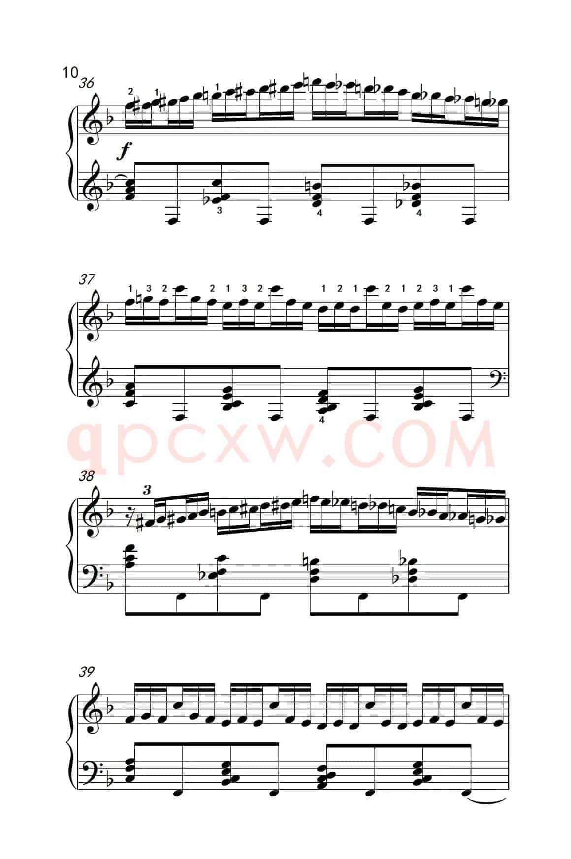 第八级3.练习曲 No.6 （中央音乐学院 钢琴（业余）考级教程 7-9级）