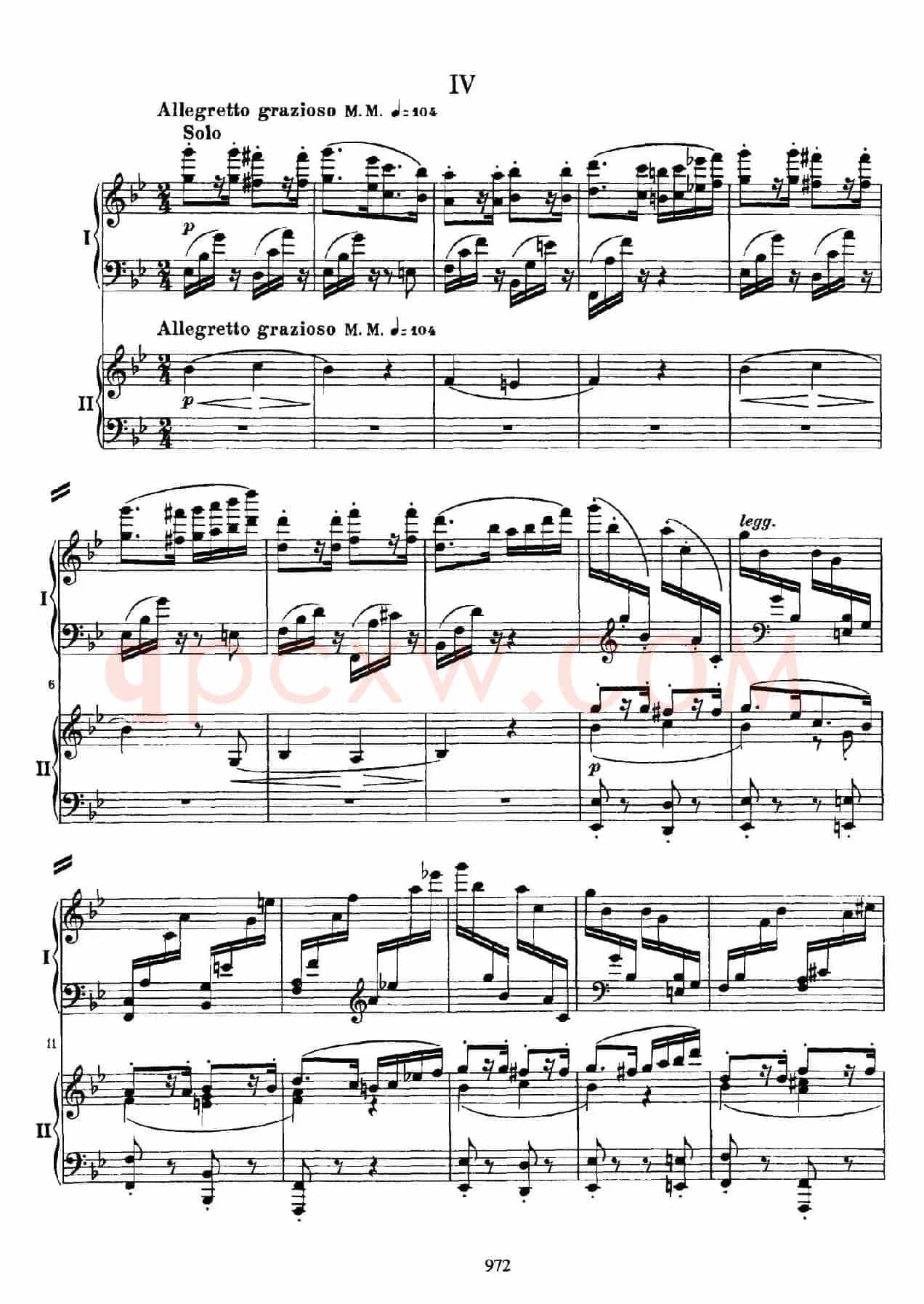 降B大调第二钢琴协奏曲（P71——80）