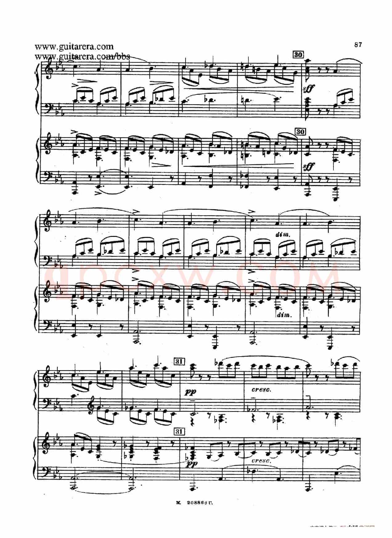 第二双钢琴组曲 Suite for Two Pianos No.2 Op.17(4. 塔兰泰拉舞曲 Tarantella)