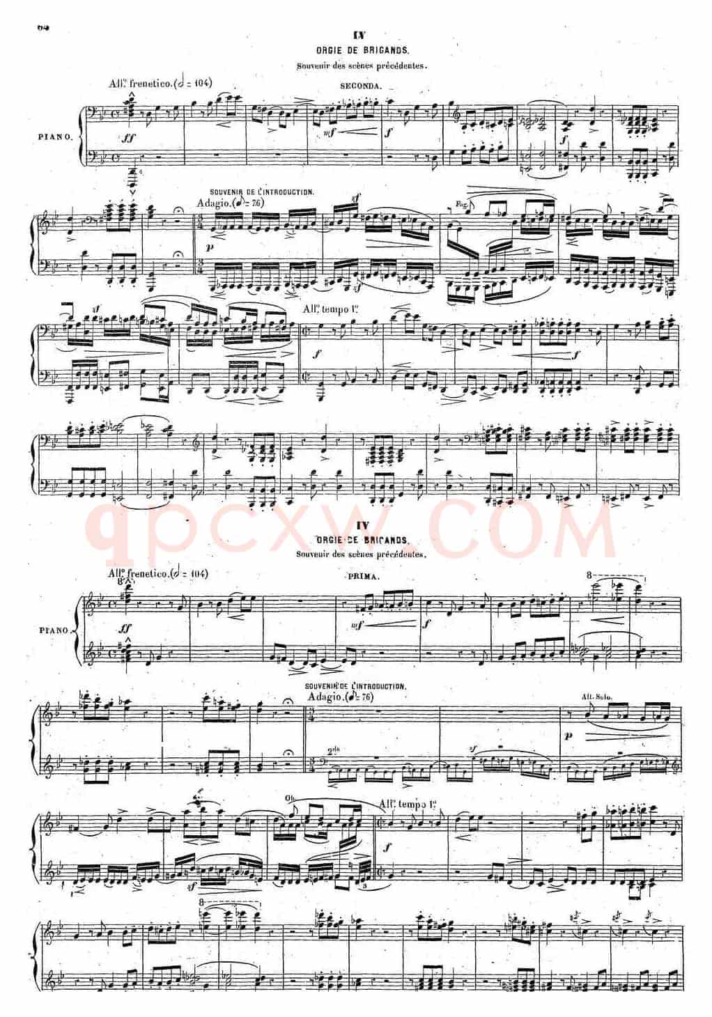 Harold en Italie Op.16 - 4 Hands（哈罗尔德在意大利·四手联弹）（P31——40）