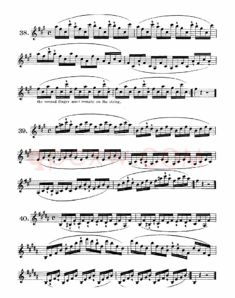 School of Mechanism, Op. 74（小提琴技巧练习35——46）