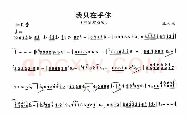 我只在乎你