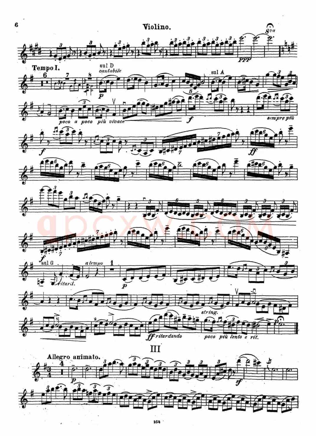 VIOLIN SONATA No.2 in G major（G大调第二小提琴奏鸣曲）（Ⅱ）