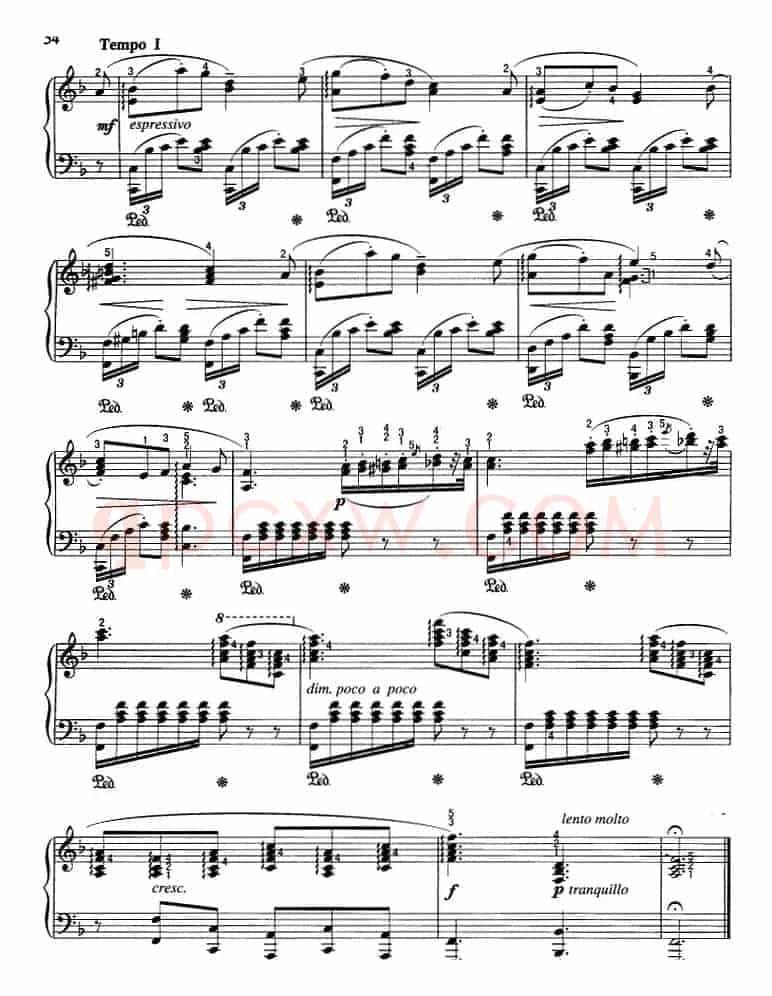 不可不弹的世界钢琴名曲：花之歌