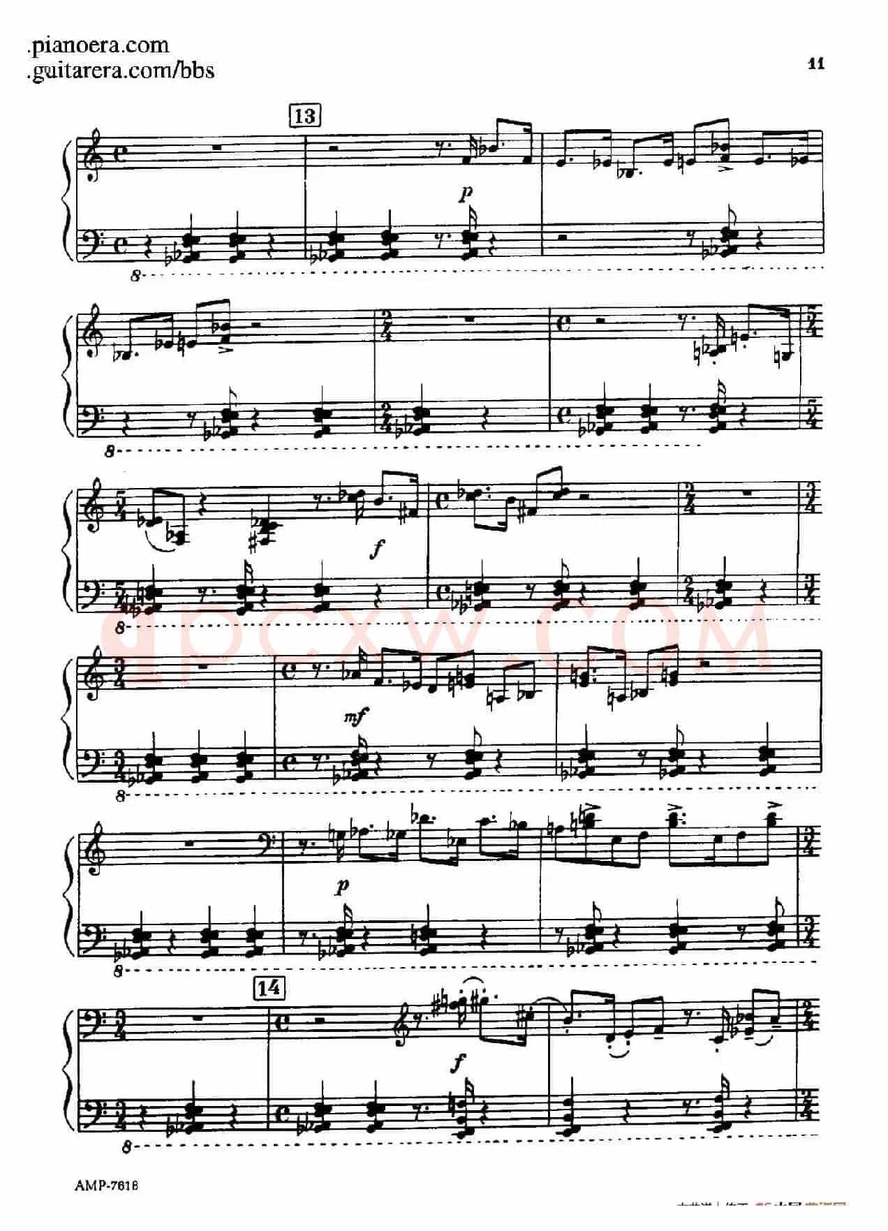 Piano Sonata(钢琴奏鸣曲· 第一乐章)