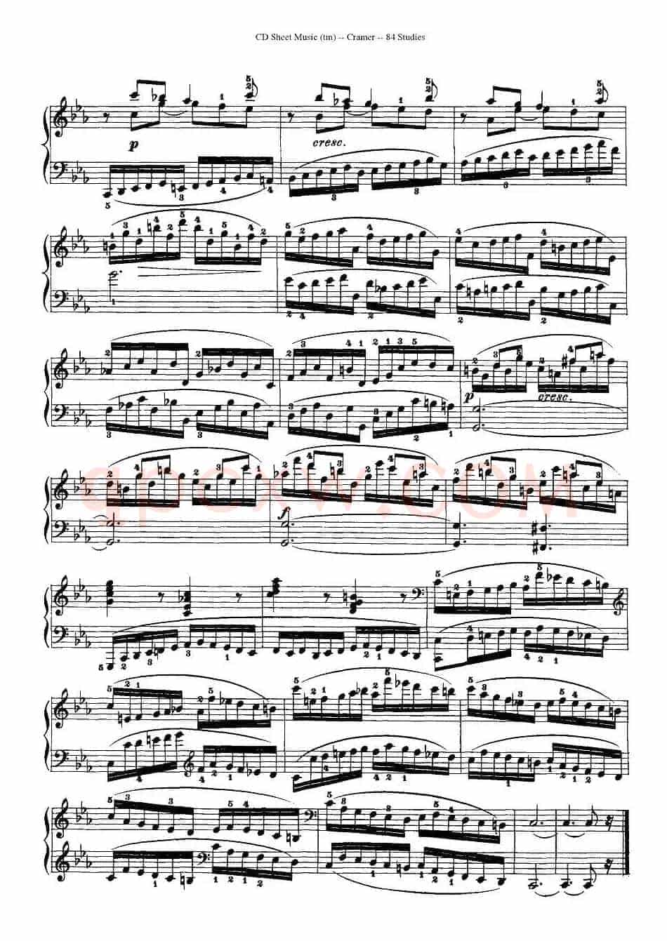 Cramer - 84 exercices（41—45）（克拉莫84首钢琴练习曲）