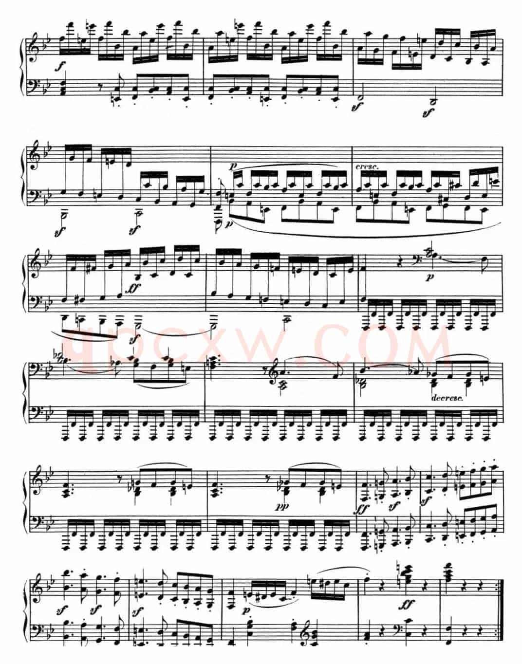 贝多芬钢琴奏鸣曲11 降B大调 Op.22 B-flat major
