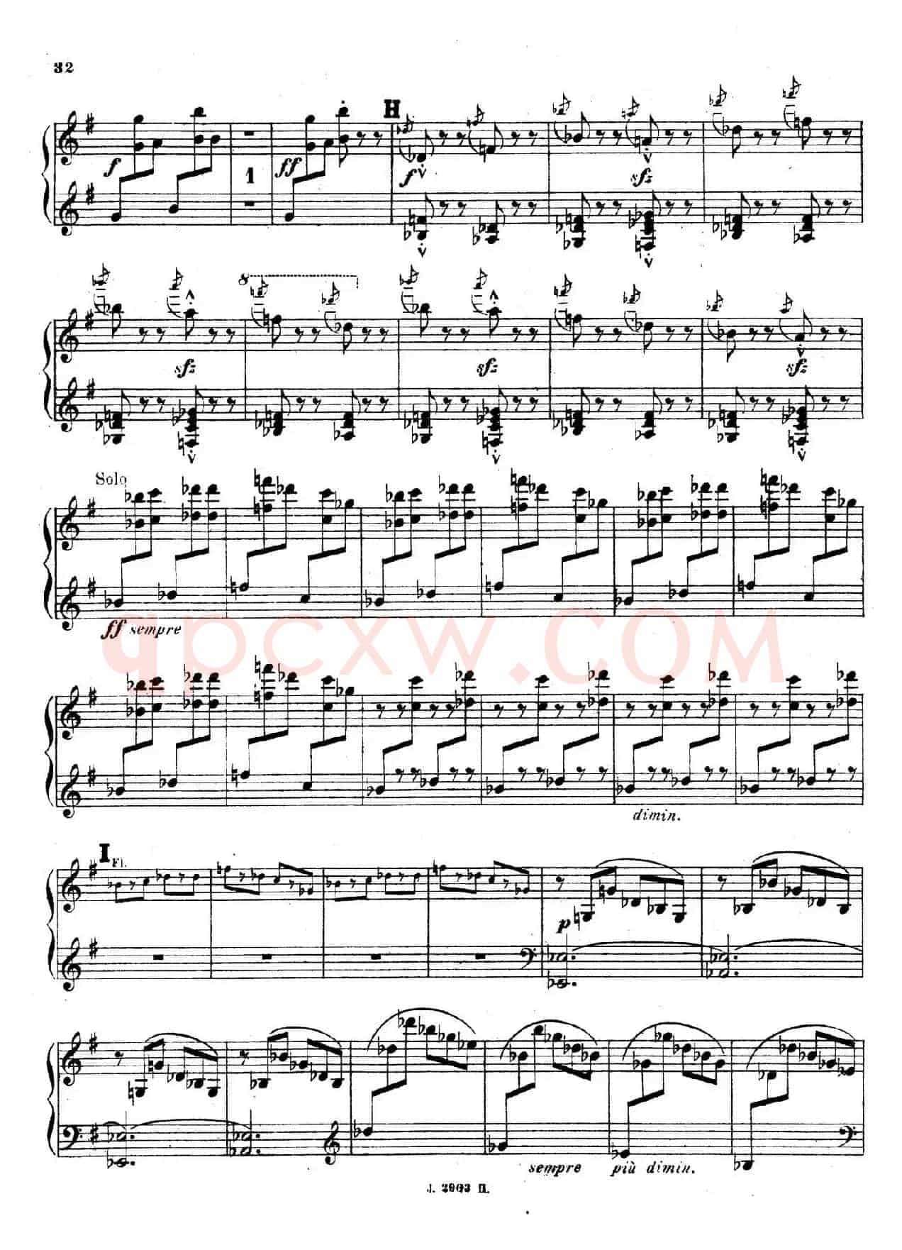 Symphony on a French Mountain Air Op.25(法国山歌交响曲·钢琴独奏·Ⅲ)