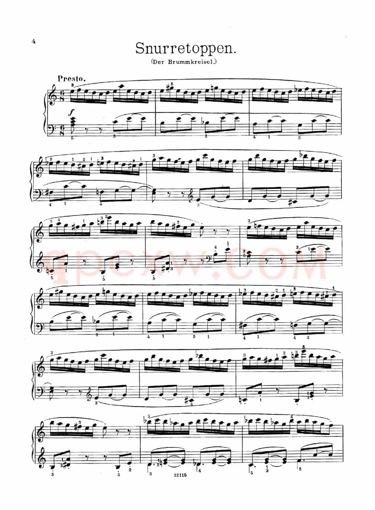Six Humorous Bagatelles Op.11(6首幽默小品·2)