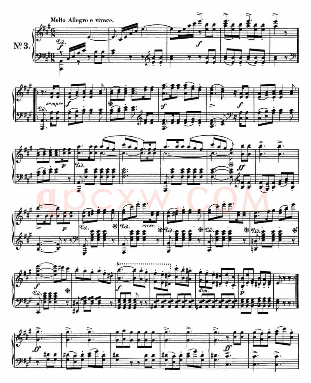 门德尔松无词歌Op.19（NO.3）
