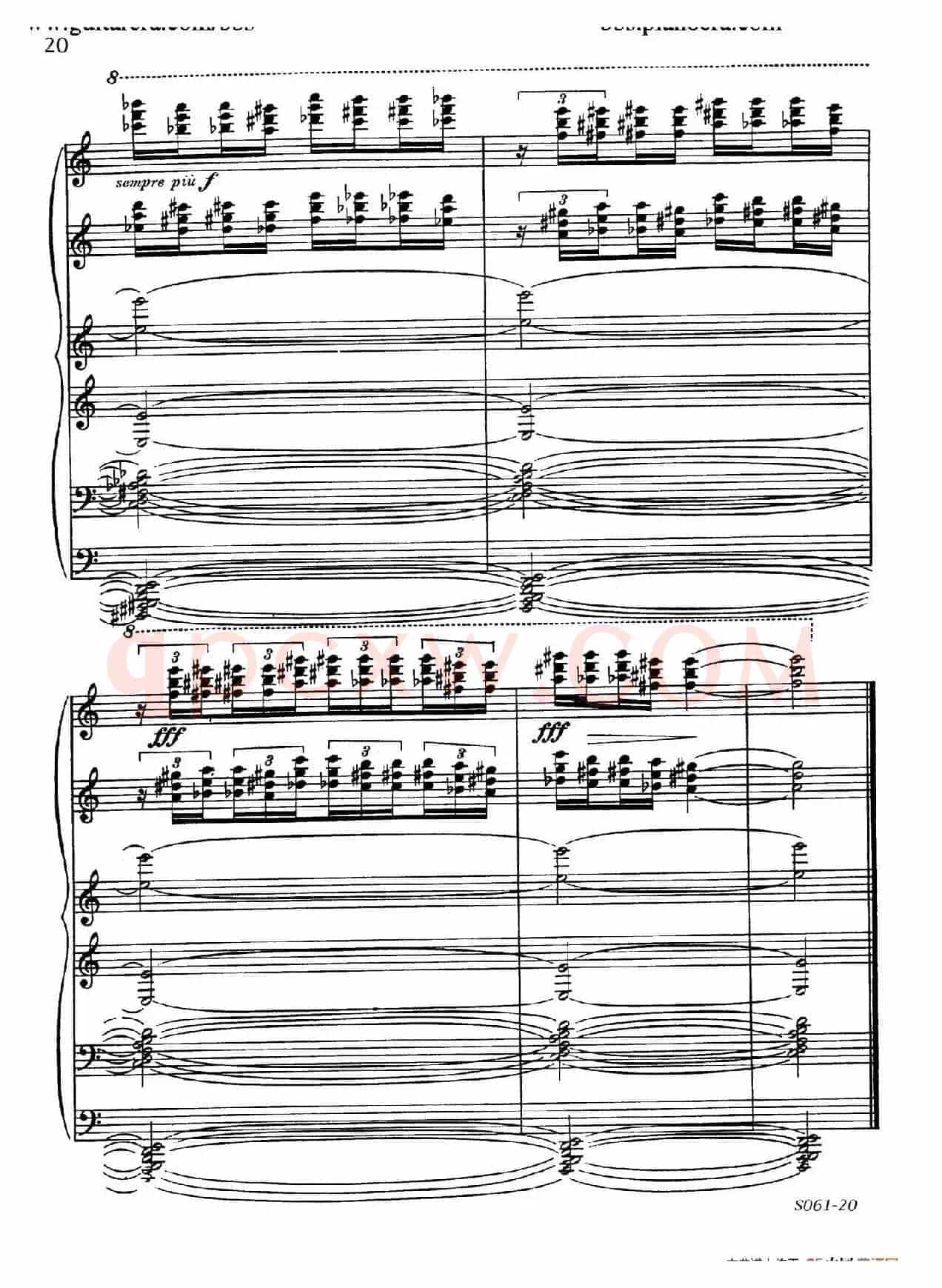 Poems of 1917 Op.41（1917之诗   4. 被侵略者的愤怒）