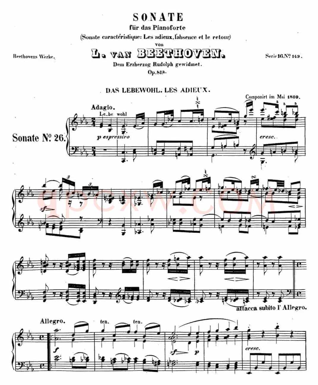 Sonate（奏鸣曲）
