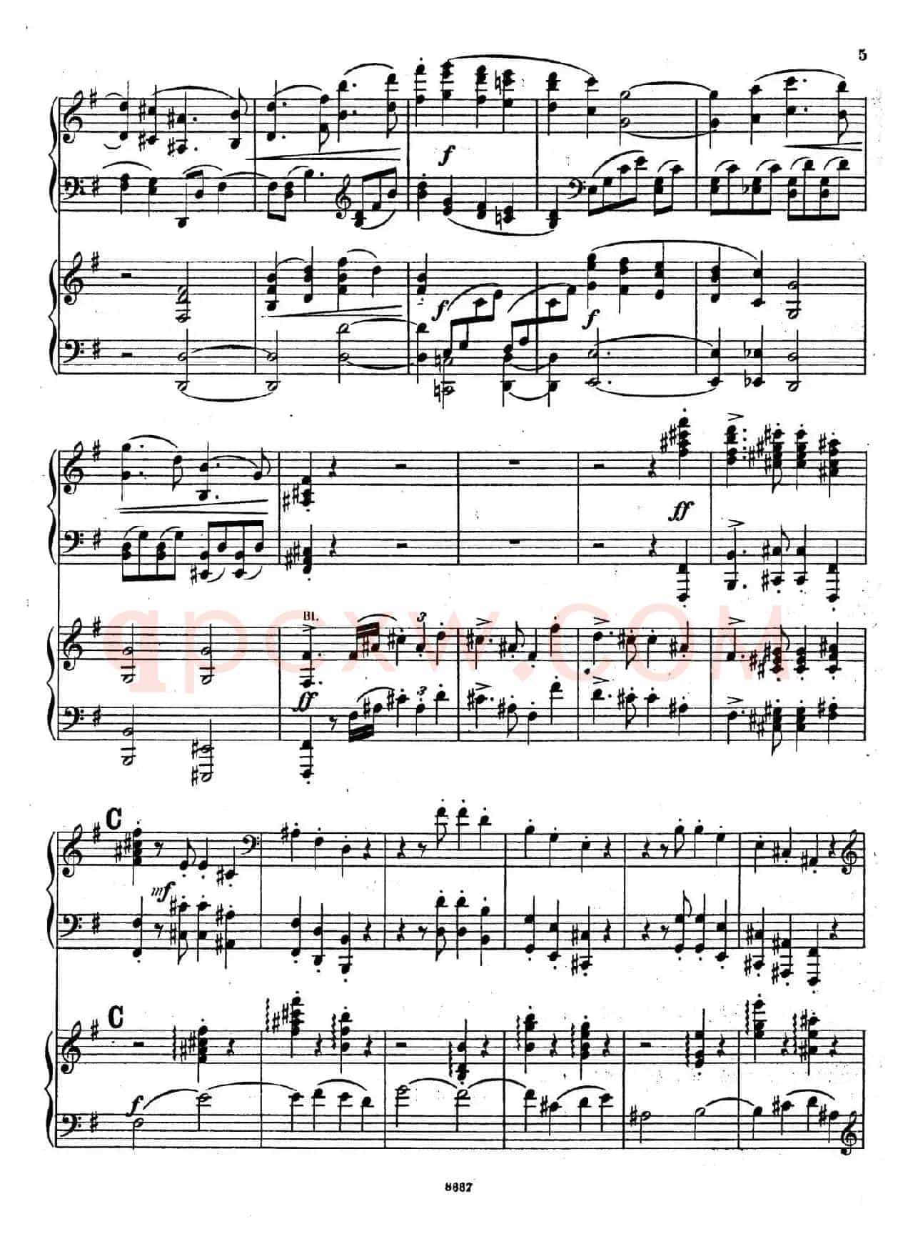 Symphony No.4 in e Minor Op.98(e小调第四交响曲·双钢琴)