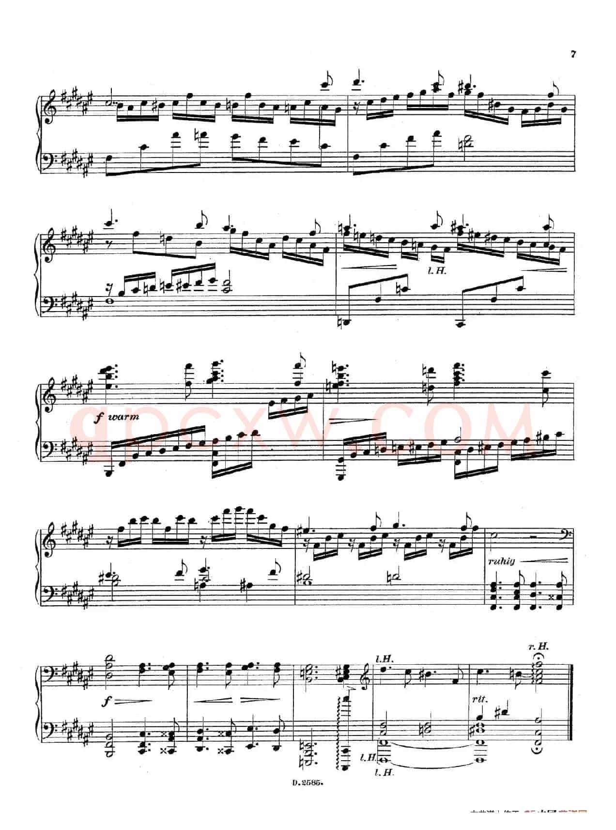 Fantasien über Gedichte von Richard Dehmel Op.9(德默尔之诗幻想曲2. 幸福的森林)