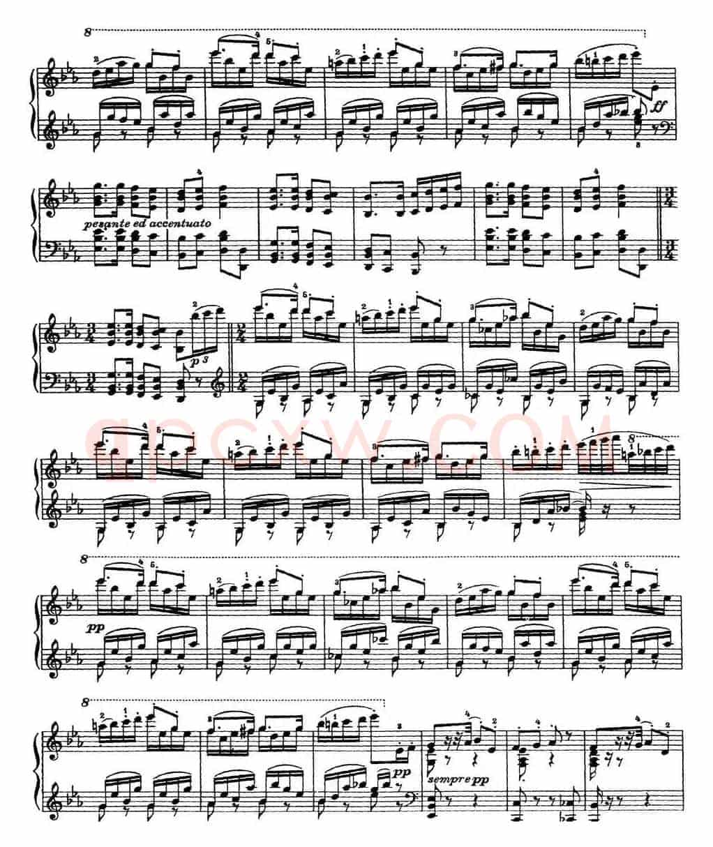 柴可夫斯基18首钢琴小品Op.72(13.Echo rustique)