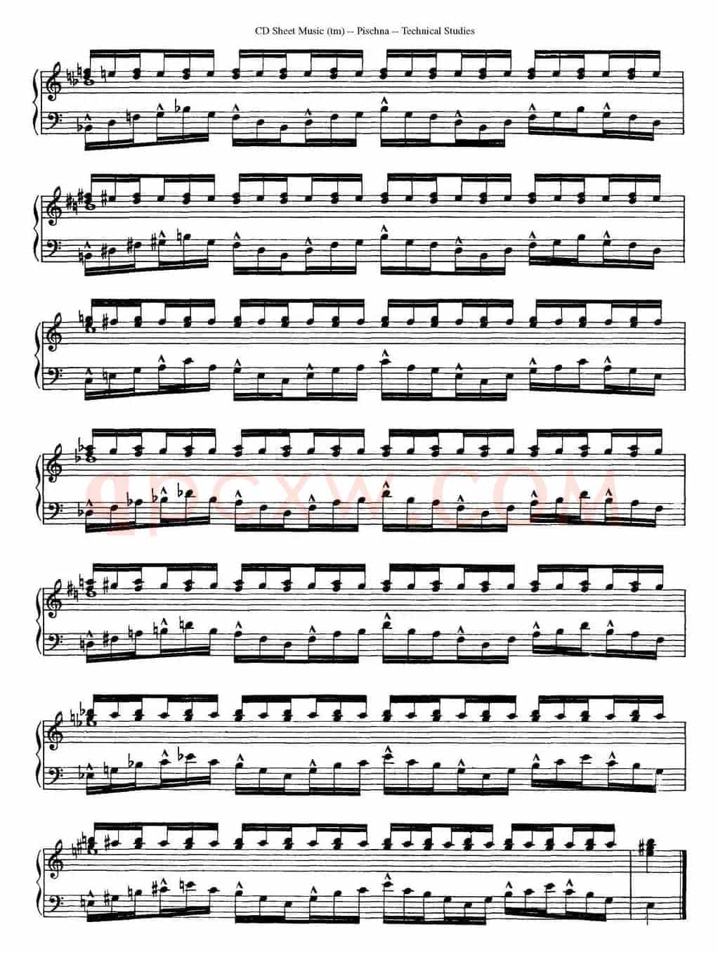 Technical Studies 60 Progressive Exercises (60首钢琴循序渐进练习曲 P21——30)