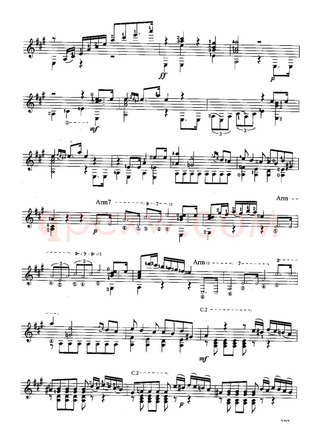 英雄大奏鸣曲（古典吉他）