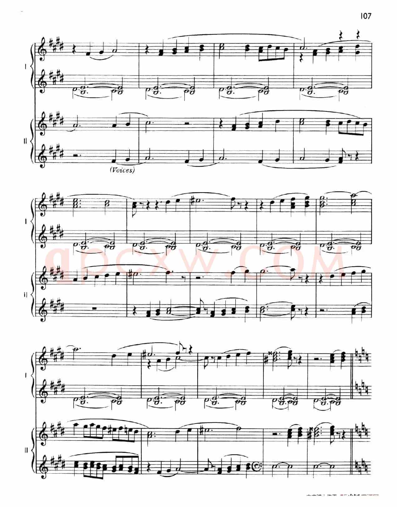 The Planets Op.32(双钢琴)(行星·第七乐章 海王星—神秘主义者)