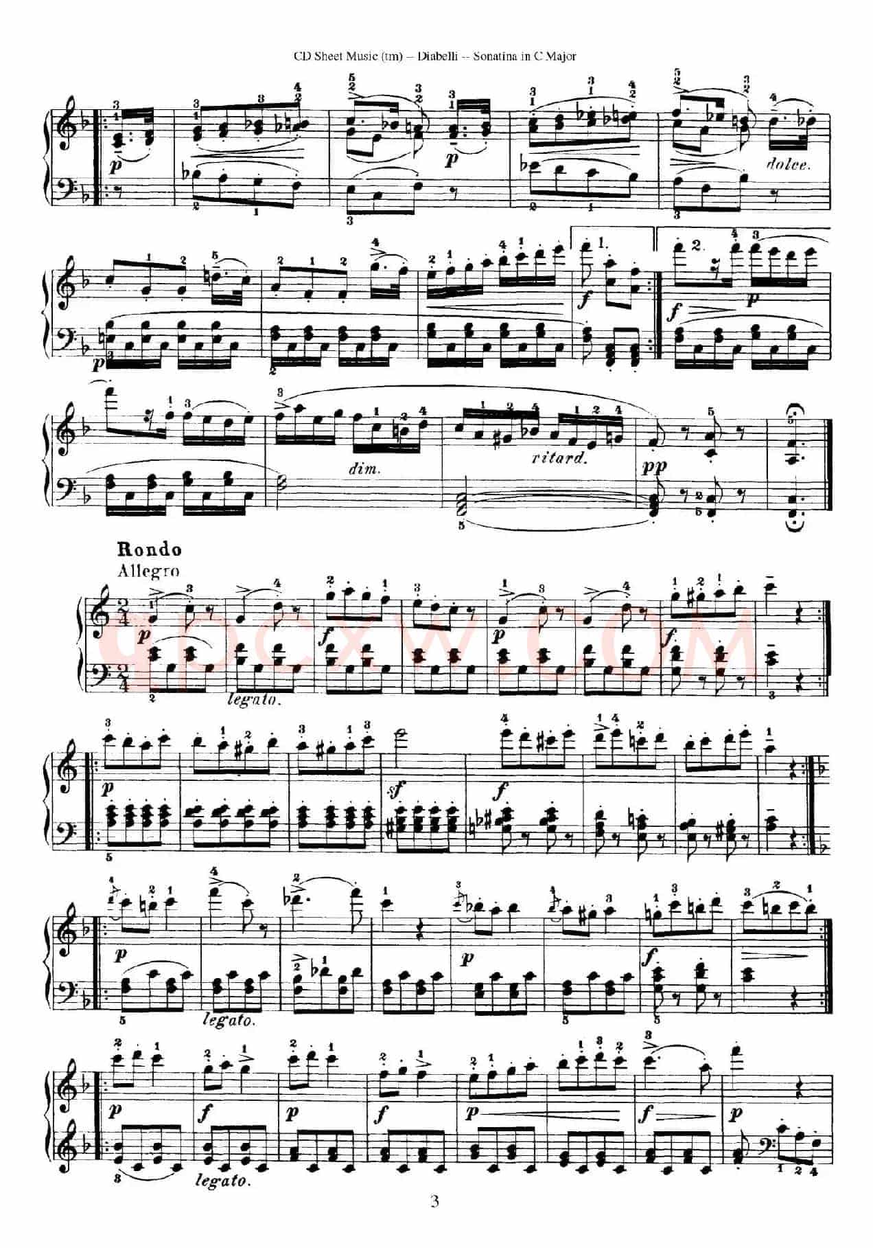 7 Piano Sonatinas Op.168(7首钢琴小奏鸣曲 No.3)