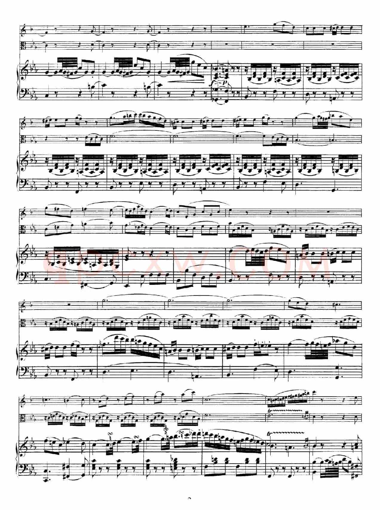Piano Trio no.2 in E-flat Major K.498(降E大调钢琴三重奏)